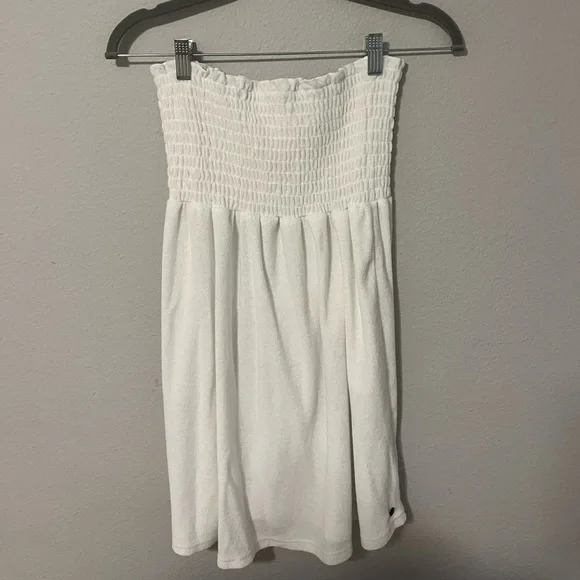 ROXY - terry cloth smocked cover up - Picture 3 of 3